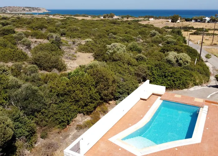 Stamos With Seaview And Private Pool - Partner Of Prasonisi *