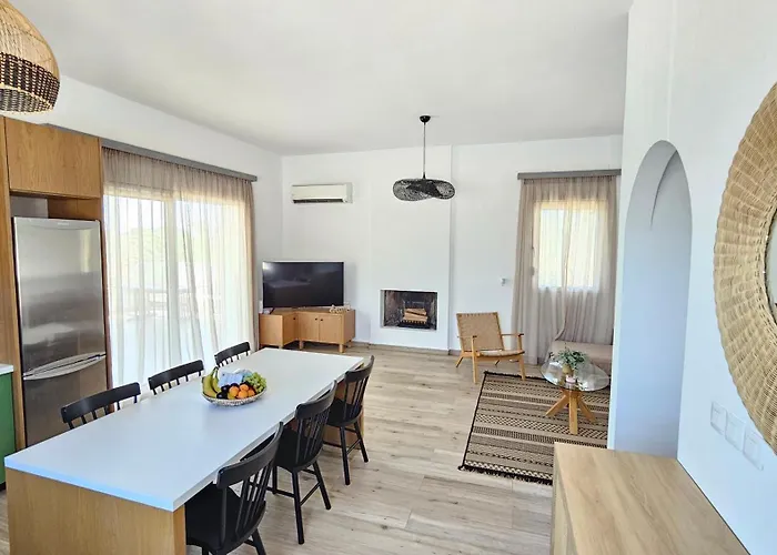 Вилла Stamos With Seaview And Private Pool - Partner Of Prasonisi Плиммири