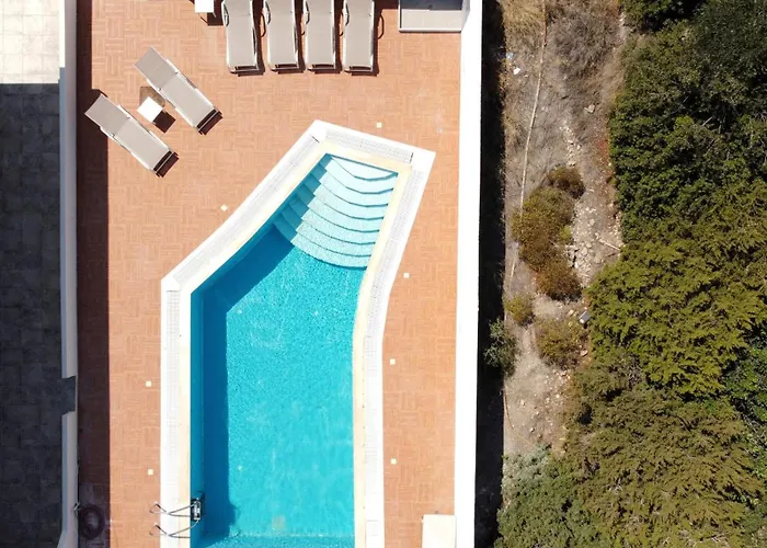 Stamos With Seaview And Private Pool - Partner Of Prasonisi Вилла *